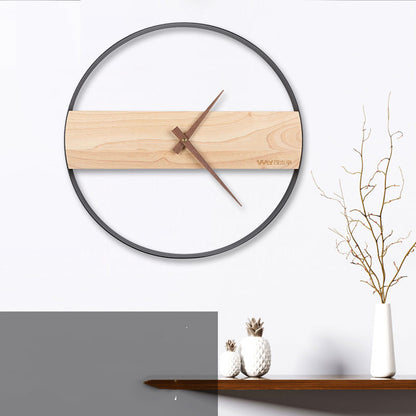 Orologio da parete Industriale legno