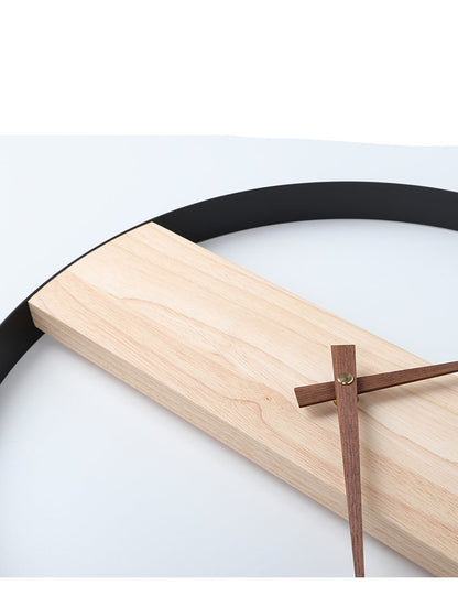 Orologio da parete Industriale legno