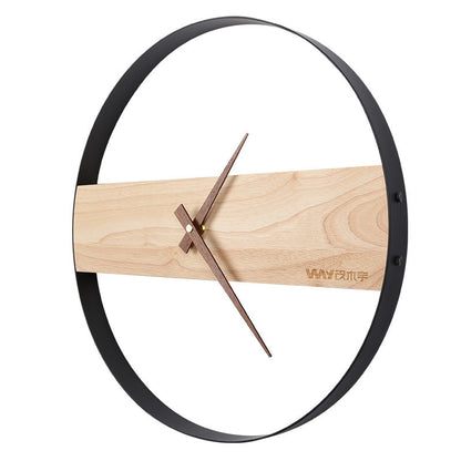 Orologio da parete Industriale legno