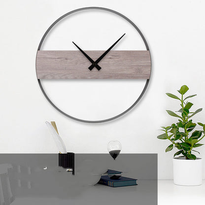 Orologio da parete Industriale legno