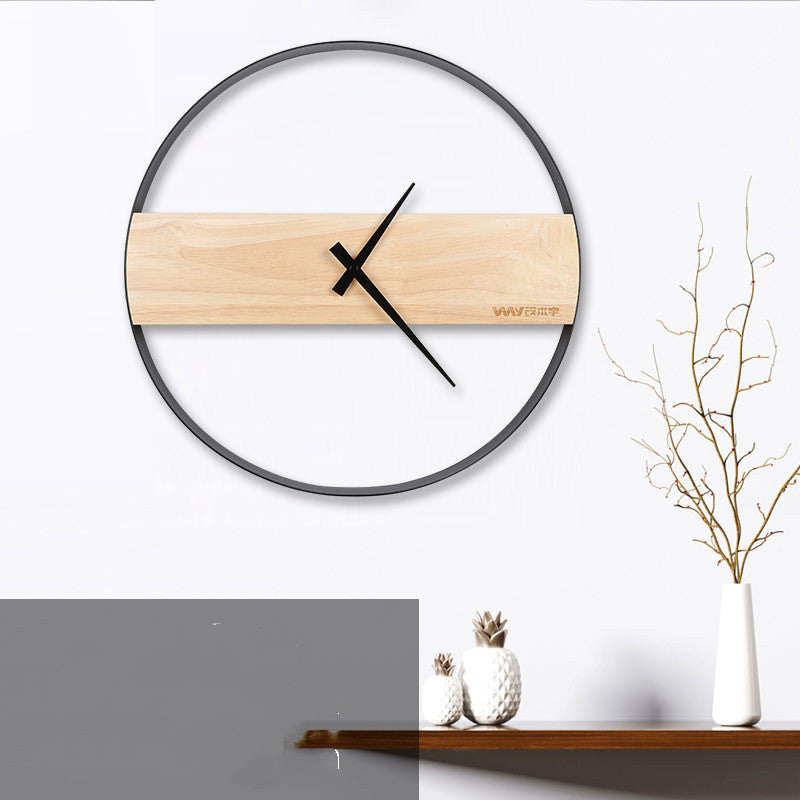 Orologio da parete Industriale legno
