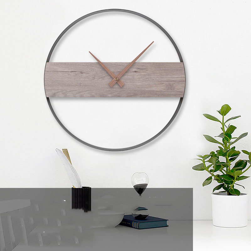 Orologio da parete Industriale legno