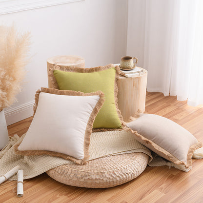 Cuscino cotone-lino stile nordico