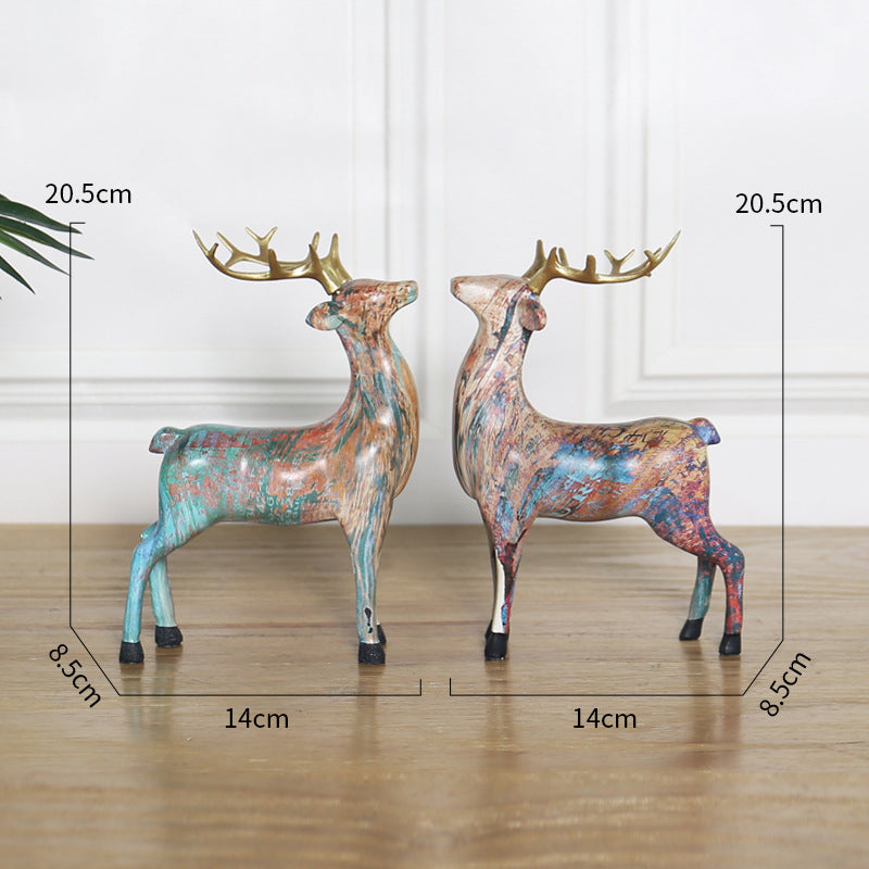 Scultura Resina Stile Nordico