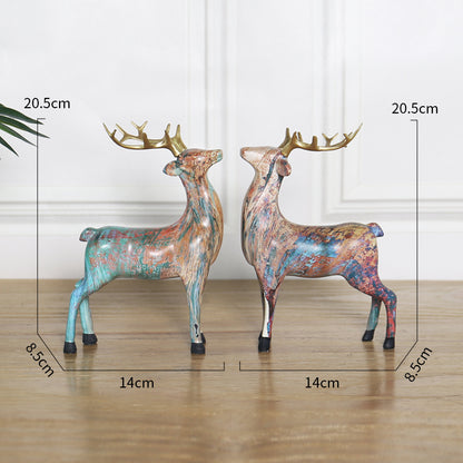 Scultura Resina Stile Nordico
