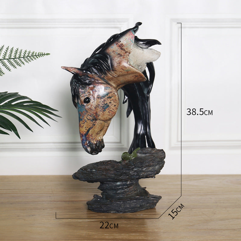 Scultura Resina Stile Nordico