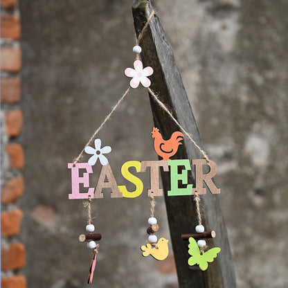 Decorazione pasqua legno nórdica