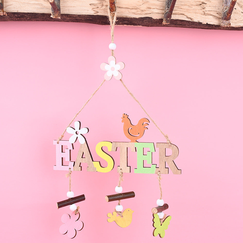 Decorazione pasqua legno nórdica