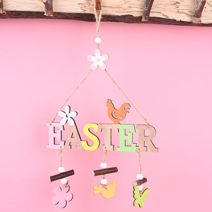 Decorazione pasqua legno nórdica