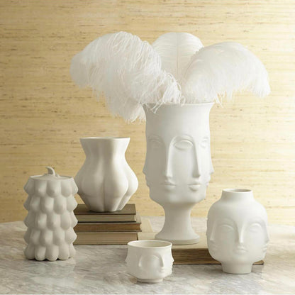 Vaso volto ceramica