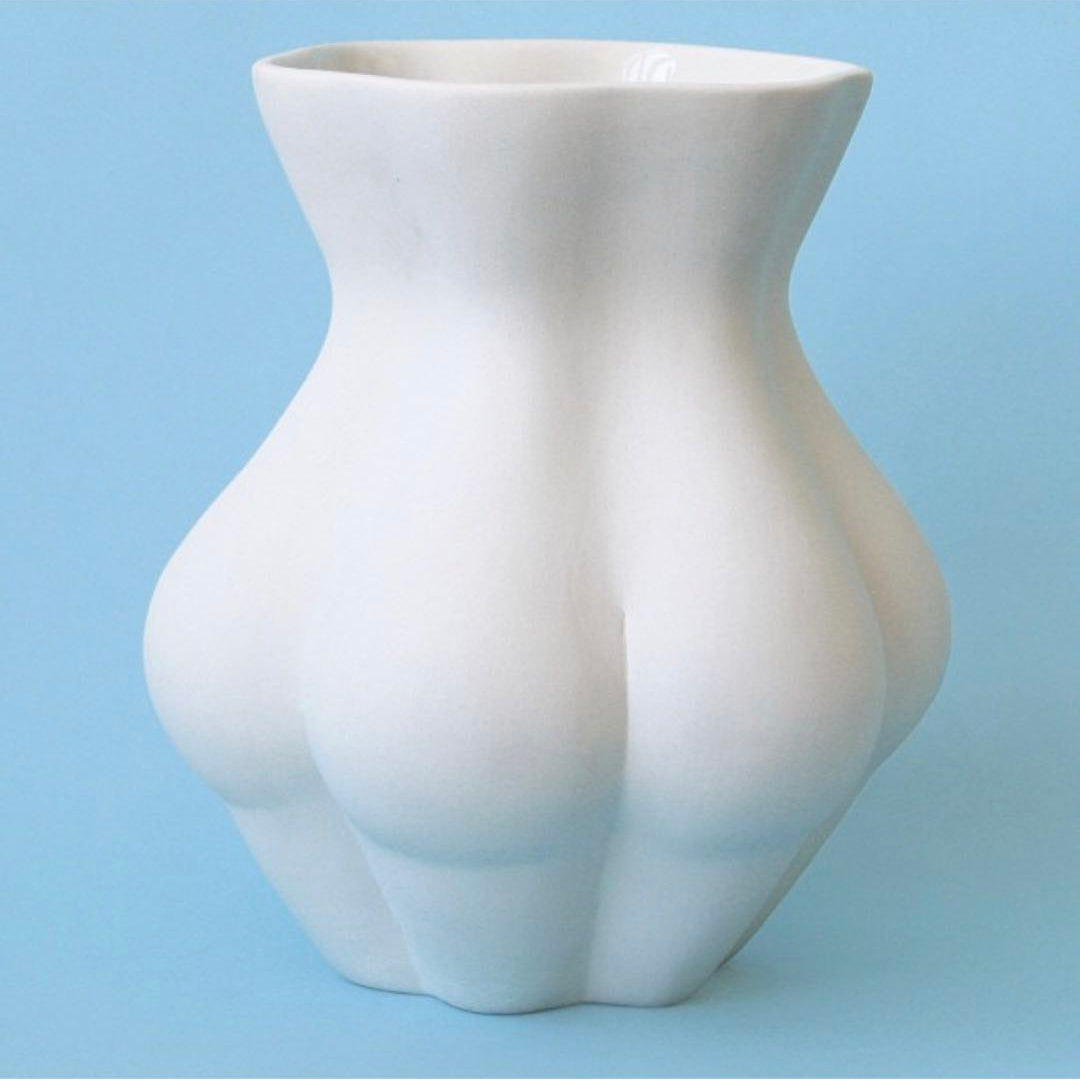 Vaso volto ceramica