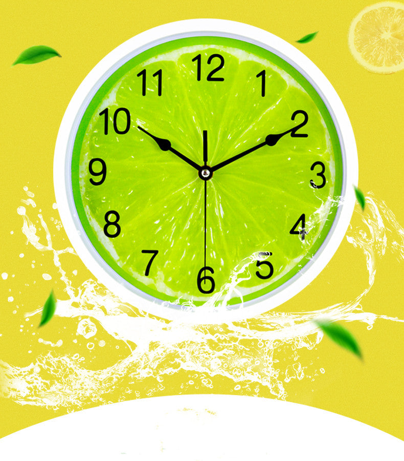 Orologio da parete Limone verde
