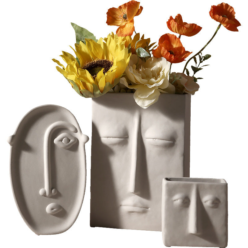 Vaso viso di ceramica