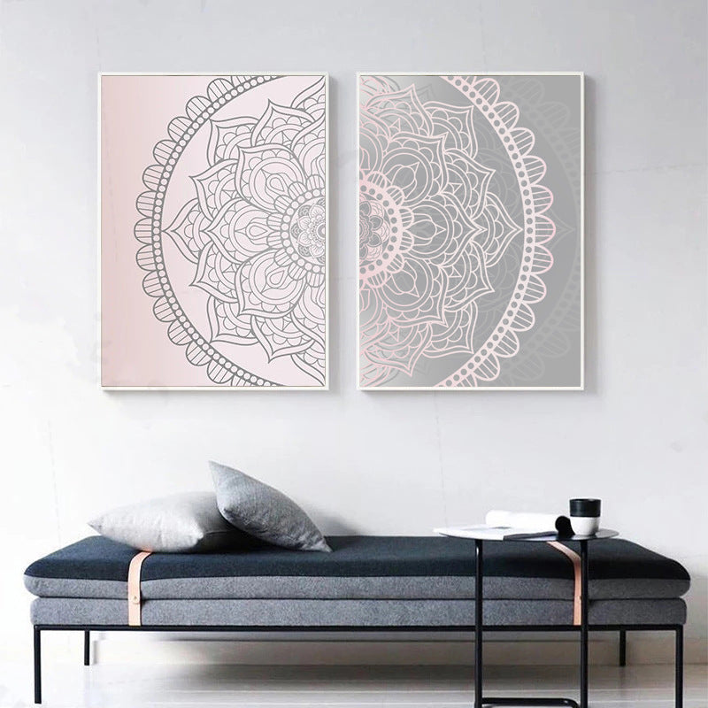 Tela boho astratta