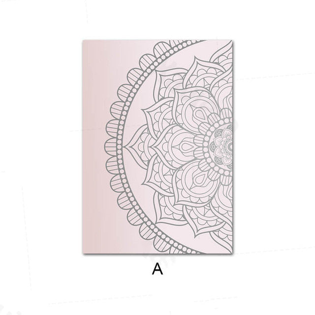 Tela boho astratta