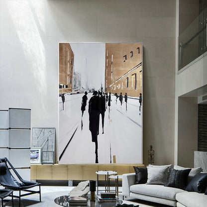 Quadro astratto urbano