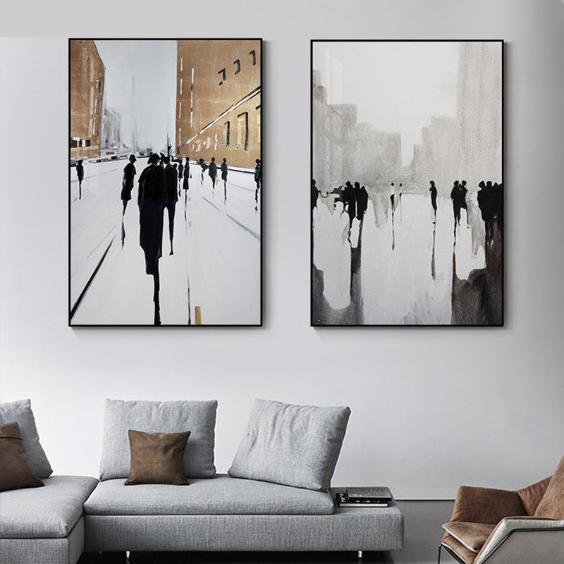 Quadro astratto urbano