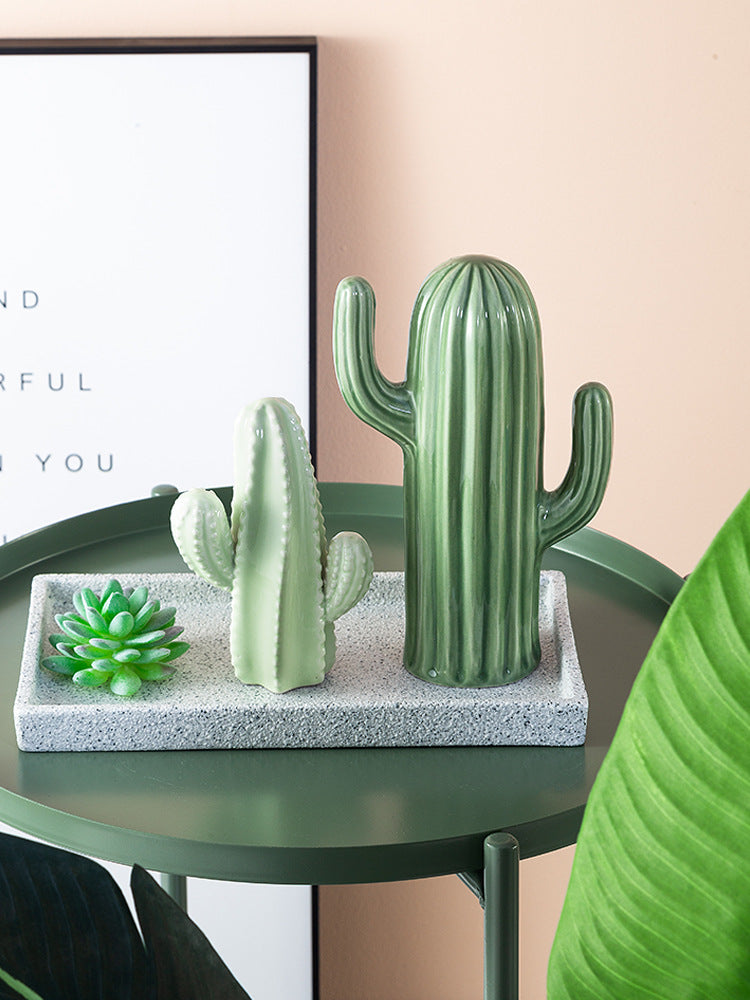 Figurina cactus ceramica nórdica