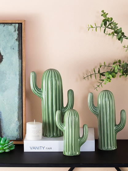 Figurina cactus ceramica nórdica