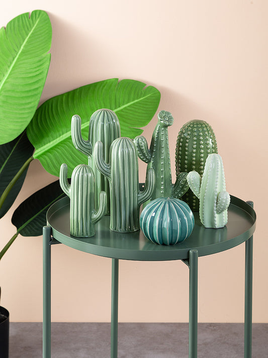 Figurina cactus ceramica nórdica