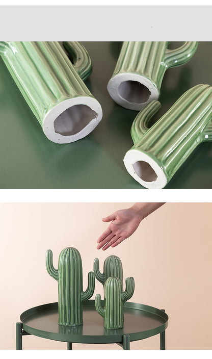 Figurina cactus ceramica nórdica