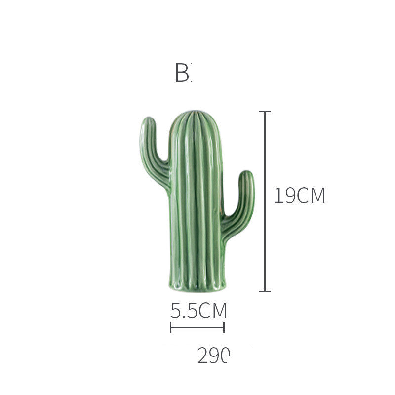 Figurina cactus ceramica nórdica