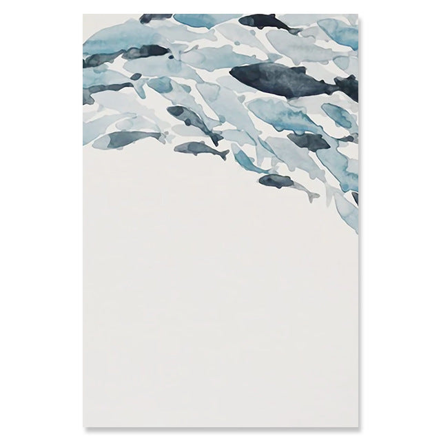 Murale pesce blu