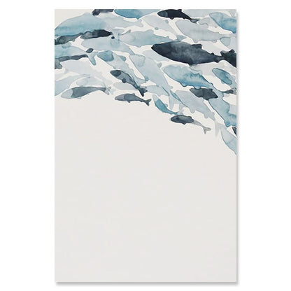 Murale pesce blu