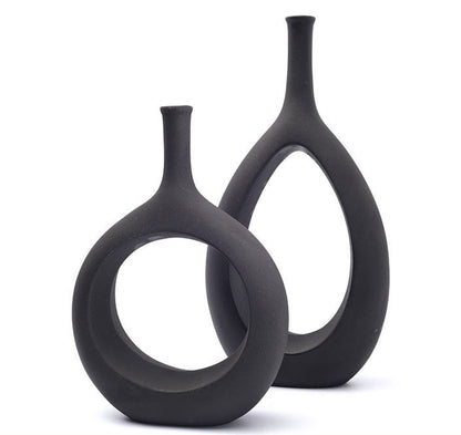 Vaso ceramica bianco
