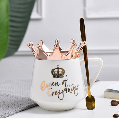 Tazza Ceramica Cuori con Coperchio
