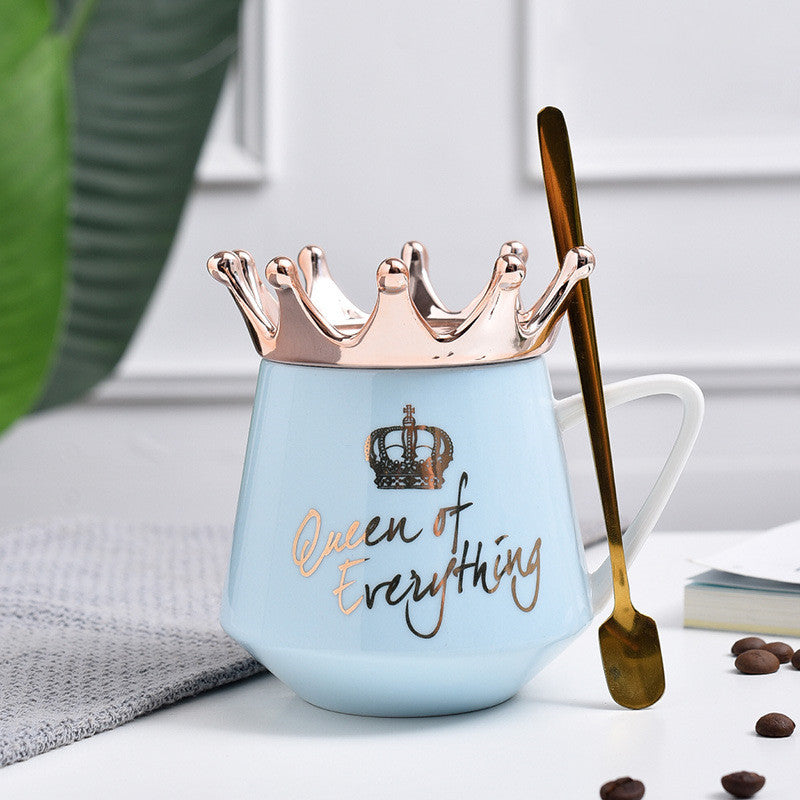 Tazza Ceramica Cuori con Coperchio