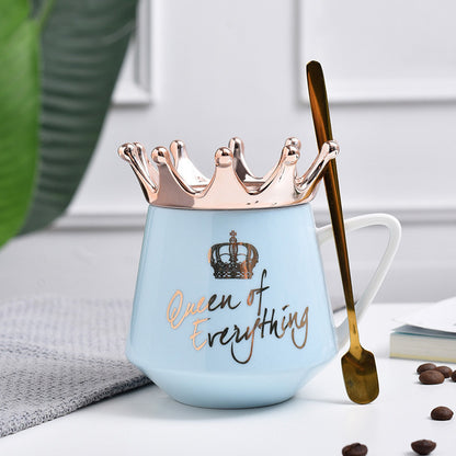 Tazza Ceramica Cuori con Coperchio