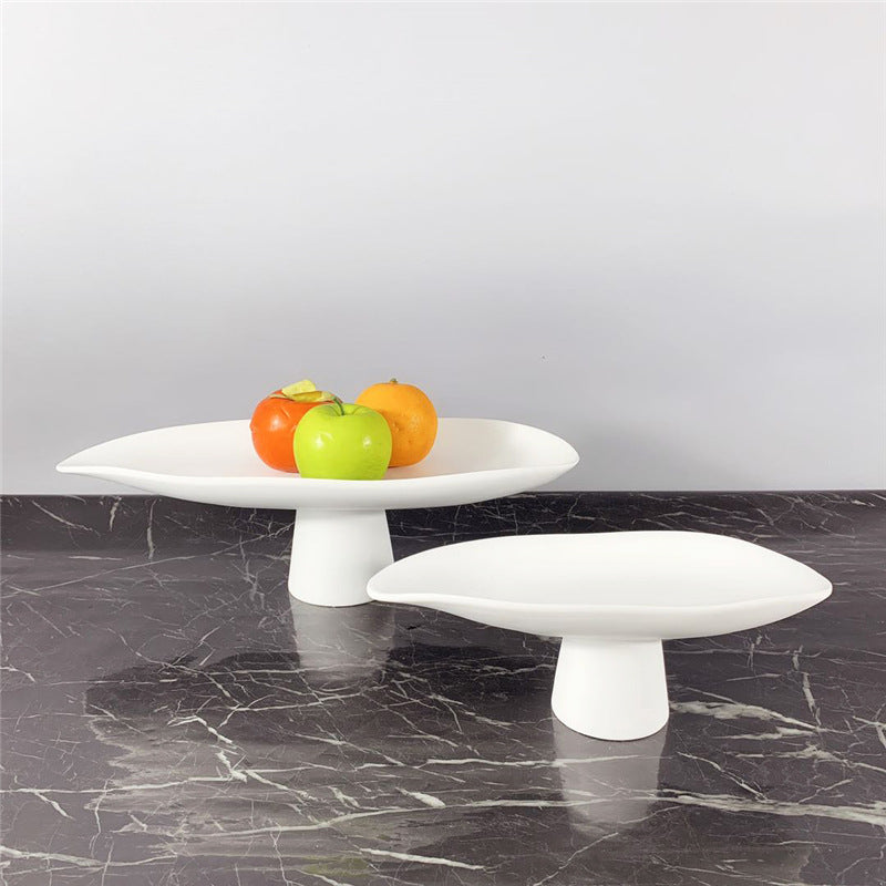 Piatto frutta bianco e nero