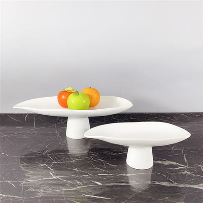 Piatto frutta bianco e nero