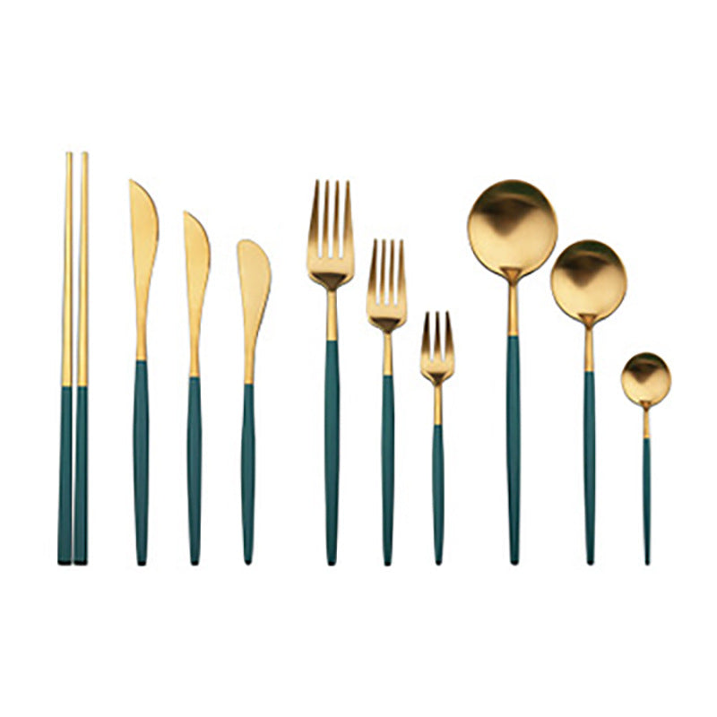 Set posate acciaio inox