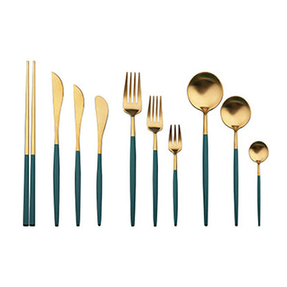 Set posate acciaio inox