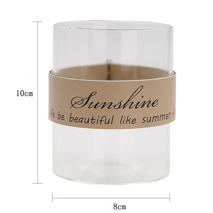 Vaso trasparente idroponico