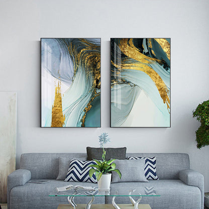 Quadro astratto oro