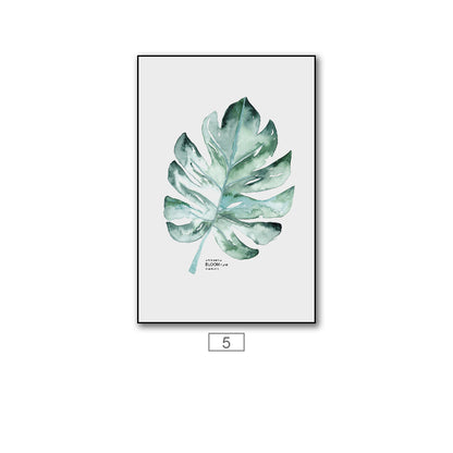 Poster acquerello foglie