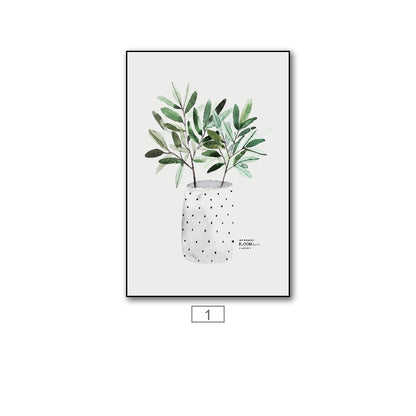 Poster acquerello foglie