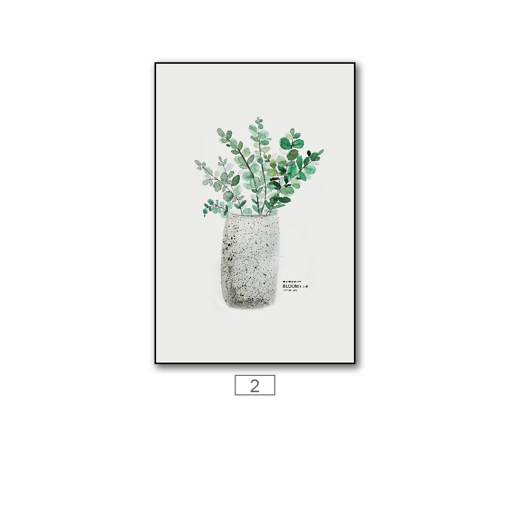 Poster acquerello foglie