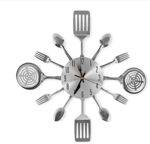Orologio da parete Utensili cucina raggiera