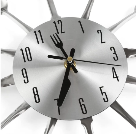 Orologio da parete Utensili cucina raggiera
