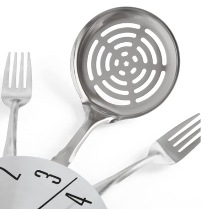 Orologio da parete Utensili cucina raggiera