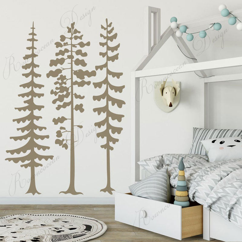 Adesivo murale albero nordico
