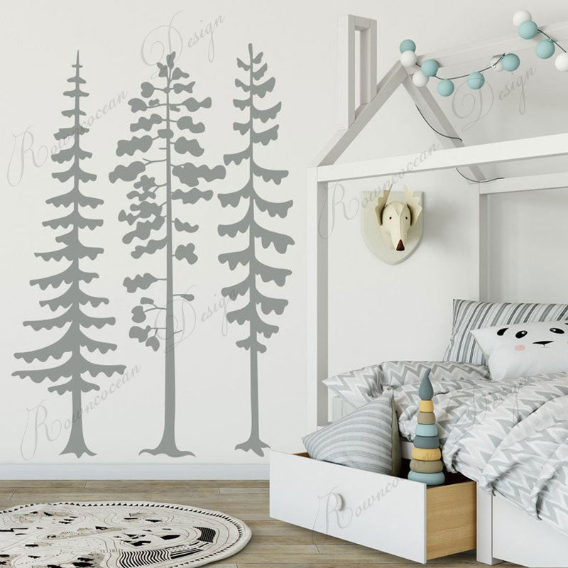 Adesivo murale albero nordico