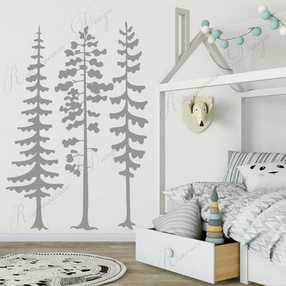 Adesivo murale albero nordico