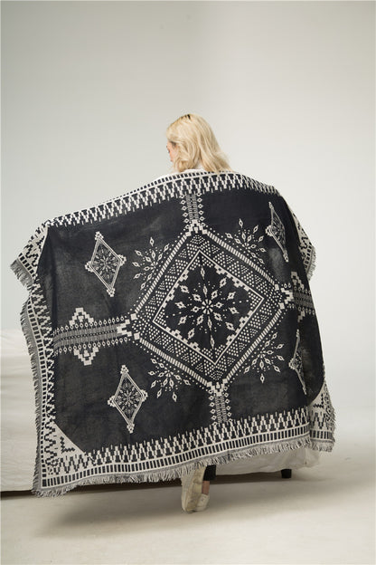 Plaid Nordic Astratto