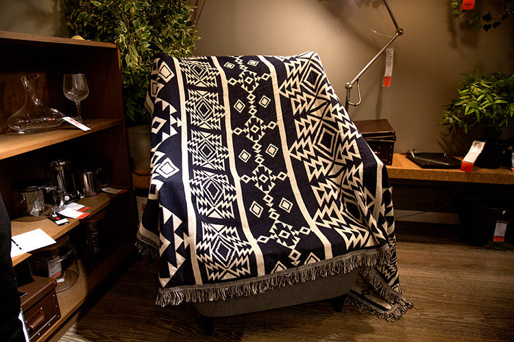 Plaid Nordic Astratto