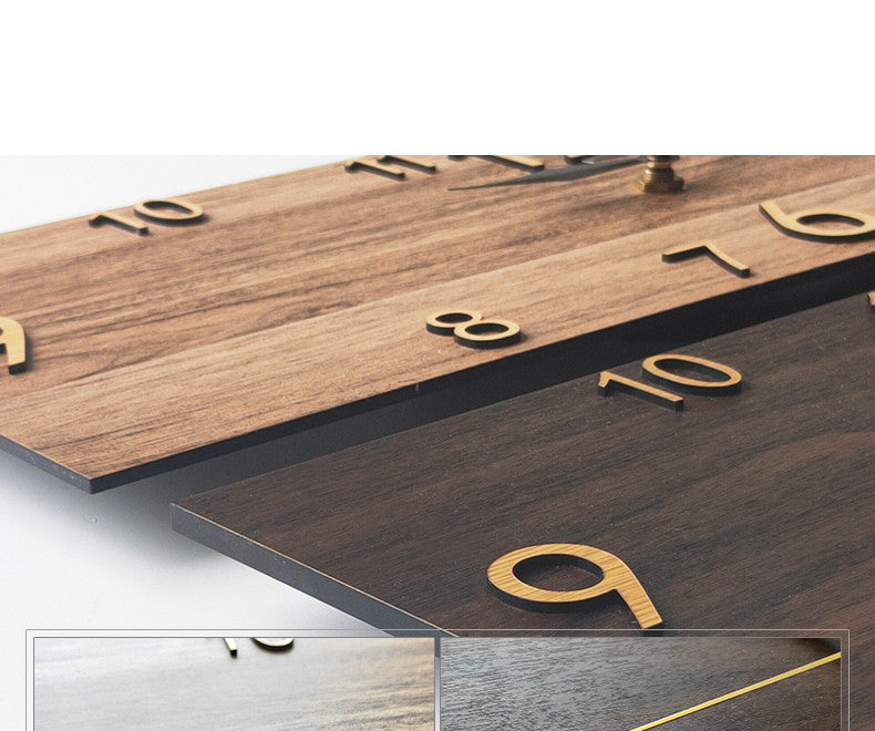 Orologio parete legno vintage